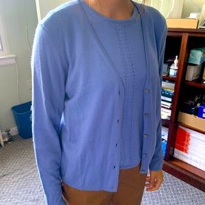 NWT Saks 5th Ave. Cashmere Cardigan Sweater Set